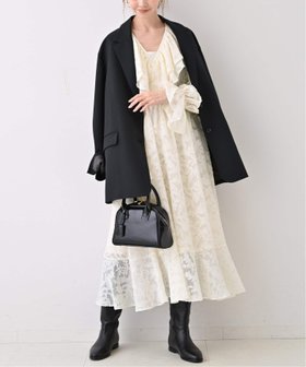 【スローブ イエナ/SLOBE IENA】のJQラッフルワンピース 人気、トレンドファッション・服の通販 founy(ファニー) ファッション Fashion レディースファッション WOMEN ワンピース Dress 2024年 2024 2024-2025秋冬・A/W Aw/Autumn/Winter/Fw/Fall/2024-2025 おすすめ Recommend シアー Sheer ジャケット Jacket スウェット Sweat デニム Denim ビンテージ Vintage フリル Frills ベーシック Basic ペチコート Petticoat レース Race |ID:prp329100004242707