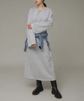 【サニーレーベル/Sonny Label / URBAN RESEARCH】のリラクシースウェットドレスワンピース 人気、トレンドファッション・服の通販 founy(ファニー) ファッション Fashion レディースファッション WOMEN ワンピース Dress ドレス Party Dresses 2024年 2024 2024-2025秋冬・A/W Aw/Autumn/Winter/Fw/Fall/2024-2025 A/W・秋冬 Aw・Autumn/Winter・Fw・Fall-Winter 冬 Winter おすすめ Recommend シンプル Simple ネックレス Necklace ネップ Nep Yarn ポケット Pocket 帽子 Hat 防寒 Cold Protection |ID:prp329100004242711