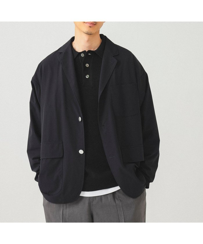 【ビームス/BEAMS / MEN】の【セットアップ対応】撥水 テック ブレザー ジャケット ゆったり インテリア・キッズ・メンズ・レディースファッション・服の通販 founy(ファニー) https://founy.com/ ファッション Fashion メンズファッション MEN セットアップ Setup/Men アイレット Eyelet ジャケット Jacket ストレッチ Stretch セットアップ Set Up フィット Fit ワイド Wide 旅行 Travel |ID: prp329100004242729 ipo3291000000029470264