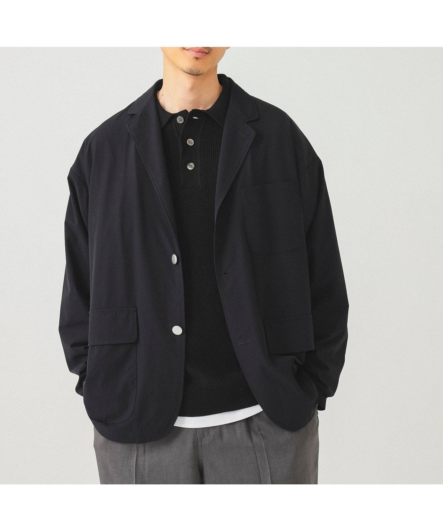 【ビームス/BEAMS / MEN】の【セットアップ対応】撥水 テック ブレザー ジャケット ゆったり 人気、トレンドファッション・服の通販 founy(ファニー) 　ファッション　Fashion　メンズファッション　MEN　セットアップ　Setup/Men　アイレット　Eyelet　ジャケット　Jacket　ストレッチ　Stretch　セットアップ　Set Up　フィット　Fit　ワイド　Wide　旅行　Travel　 other-1|ID: prp329100004242729 ipo3291000000029470264