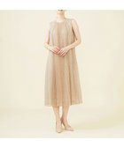 【シビラ/SYBILLA】のラメチュールプリーツドレス 人気、トレンドファッション・服の通販 founy(ファニー) ファッション Fashion レディースファッション WOMEN ワンピース Dress ドレス Party Dresses おすすめ Recommend ドレス Dress フィット Fit プリーツ Pleats リボン Ribbon エレガント 上品 Elegant thumbnail ベージュ|ID: prp329100004242765 ipo3291000000029429748