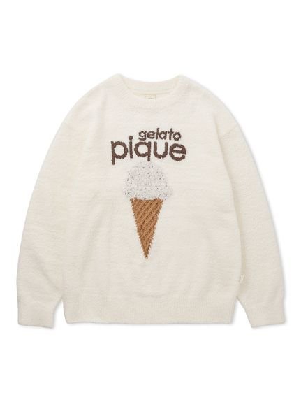 【ジェラート ピケ/gelato pique】のベビモコアイスジャガードプルオーバー 人気、トレンドファッション・服の通販 founy(ファニー) 　ファッション　Fashion　レディースファッション　WOMEN　トップス・カットソー　Tops/Tshirt　プルオーバー　Pullover　おすすめ　Recommend　イエロー　Yellow　ボーダー　Border　ロング　Long　 other-1|ID: prp329100004242978 ipo3291000000029495866