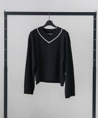 【ラ エフ/Laf…】の【WEB 一部店舗限定】ナローVネックニット≪手洗い可能≫ 人気、トレンドファッション・服の通販 founy(ファニー) ファッション Fashion レディースファッション WOMEN トップス・カットソー Tops/Tshirt ニット Knit Tops Vネック V-Neck thumbnail ブラック系その他|ID: prp329100004243013 ipo3291000000029431596