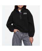 【ギャップ/GAP / KIDS】のリサイクル リラックス ボア 1/4スナップボタン スウェット・トレーナー TRUE_BLACK_V2|ID: prp329100004243031 ipo3291000000029498268