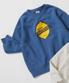 【デビロック/devirock / KIDS】のデビラボ BOXシルエット プリント トレーナー トップス パーカー トレーナー 016-レモン-クラシックブルー|ID: prp329100004243114 ipo3291000000029474160