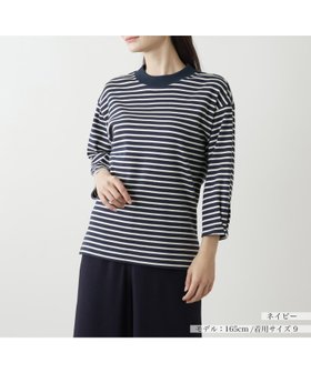 【レリアン/LEILIAN】のボーダーカットソー 人気、トレンドファッション・服の通販 founy(ファニー) ファッション Fashion レディースファッション WOMEN トップス・カットソー Tops/Tshirt カットソー Cut and Sewn シンプル Simple スタイリッシュ Stylish ボーダー Border リラックス Relax |ID:prp329100004243218