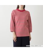 【レリアン/LEILIAN】のボーダーカットソー 人気、トレンドファッション・服の通販 founy(ファニー) ファッション Fashion レディースファッション WOMEN トップス・カットソー Tops/Tshirt カットソー Cut and Sewn シンプル Simple スタイリッシュ Stylish ボーダー Border リラックス Relax thumbnail レッド|ID: prp329100004243218 ipo3291000000029434044