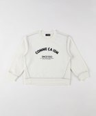 【コムサイズム/COMME CA ISM / KIDS】の3本針ステッチ ベーシックロゴトレーナー 人気、トレンドファッション・服の通販 founy(ファニー) ファッション Fashion キッズファッション KIDS シンプル Simple トレーナー Trainer プリント Print ベビー Baby ベーシック Basic 吸水 Water Absorption 無地 Plain Color 長袖 Long Sleeve thumbnail オフホワイト|ID: prp329100004243567 ipo3291000000029498103