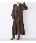 【マイカ ディール/MICA & DEAL】のラグランギャザーワンピース 人気、トレンドファッション・服の通販 founy(ファニー) ファッション Fashion レディースファッション WOMEN ワンピース Dress ギャザー Gather ティアード Tiered 年末 The End Of The Year thumbnail BROWN|ID: prp329100004243961 ipo3291000000029442851