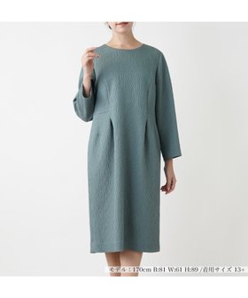 【レリアンプラスハウス/Leilian PLUS HOUSE】のタックスカートワンピ-ス 人気、トレンドファッション・服の通販 founy(ファニー) ファッション Fashion レディースファッション WOMEN スカート Skirt おすすめ Recommend アクセサリー Accessories エレガント 上品 Elegant シンプル Simple フォーマル Formal |ID:prp329100004243992