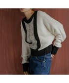 【サニーレーベル/Sonny Label / URBAN RESEARCH】のジャガード柄編みニットプルオーバー 人気、トレンドファッション・服の通販 founy(ファニー) ファッション Fashion レディースファッション WOMEN トップス・カットソー Tops/Tshirt ニット Knit Tops プルオーバー Pullover 2024年 2024 2024-2025秋冬・A/W Aw/Autumn/Winter/Fw/Fall/2024-2025 A/W・秋冬 Aw・Autumn/Winter・Fw・Fall-Winter 冬 Winter シンプル Simple ボトム Bottom thumbnail オフ系|ID: prp329100004244113 ipo3291000000029444989