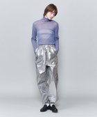 【その他のブランド/Other】の6(ROKU) NYLON TULLE TURTLE NECK 23SS/トップス LT.BLUE|ID: prp329100004244182 ipo3291000000029446430