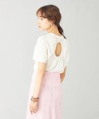 【その他のブランド/Other】のEMMEL REFINES EM ブライトテレコ バックオープン Tシャツ WHITE|ID: prp329100004244187 ipo3291000000029446448