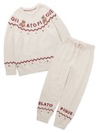 【ジェラート ピケ/gelato pique】の【販路限定商品】【HOLIDAY】ノルディックプルオーバー ロングパンツセット IVR[003]|ID:prp329100004244291