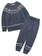 【ジェラート ピケ/gelato pique】の【販路限定商品】【HOLIDAY】ノルディックプルオーバー ロングパンツセット NVY[089]|ID:prp329100004244291