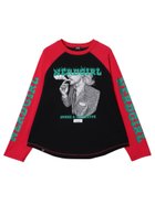 【パメオ ポーズ/PAMEO POSE】のNerd Girl Tour Raglan Long Sleeve Tee 人気、トレンドファッション・服の通販 founy(ファニー) ファッション Fashion レディースファッション WOMEN トップス・カットソー Tops/Tshirt グラフィック Graphic 人気 Popularity 今季 This Season 再入荷 Restock/Back In Stock/Re Arrival thumbnail ブラック|ID: prp329100004244990 ipo3291000000029452237