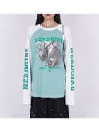 【パメオ ポーズ/PAMEO POSE】のNerd Girl Tour Raglan Long Sleeve Tee 人気、トレンドファッション・服の通販 founy(ファニー) ファッション Fashion レディースファッション WOMEN トップス・カットソー Tops/Tshirt グラフィック Graphic 人気 Popularity 今季 This Season 再入荷 Restock/Back In Stock/Re Arrival thumbnail グリーン|ID: prp329100004244990 ipo3291000000029452239