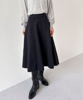 【ドゥ アルシーヴ/Doux archives】のニードルデクフレアスカート 人気、トレンドファッション・服の通販 founy(ファニー) ファッション Fashion レディースファッション WOMEN スカート Skirt Aライン/フレアスカート Flared A-Line Skirts A/W・秋冬 Aw・Autumn/Winter・Fw・Fall-Winter おすすめ Recommend フェルト Felt フレア Flare 切替 Switching |ID:prp329100004244997