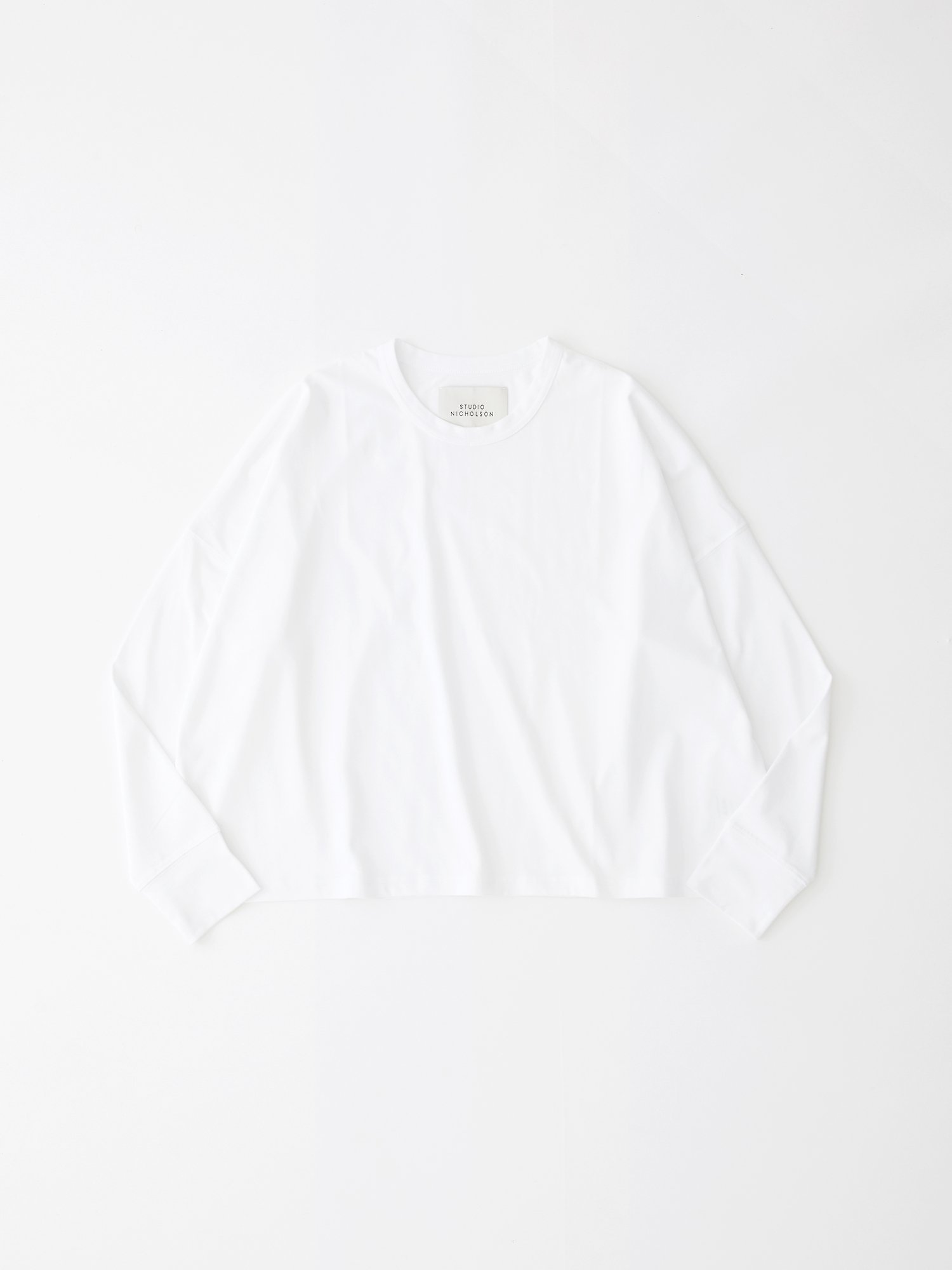 【スタジオ ニコルソン/STUDIO NICHOLSON】のLOOP LONG SLEEVE T-SHIRT インテリア・キッズ・メンズ・レディースファッション・服の通販 founy(ファニー) 　ファッション　Fashion　レディースファッション　WOMEN　トップス・カットソー　Tops/Tshirt　シャツ/ブラウス　Shirts/Blouses　ロング / Tシャツ　T-Shirts　スリーブ　Sleeve　ロング　Long　ワイド　Wide　OPTIC WHITE|ID: prp329100004245019 ipo3291000000029452360