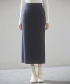 【セゾンドパピヨン/SAISON DE PAPILLON】の裏起毛タイトニットスカート 人気、トレンドファッション・服の通販 founy(ファニー) ファッション Fashion レディースファッション WOMEN スカート Skirt おすすめ Recommend スリット Slit フィット Fit ベーシック Basic ミモレ Mimore 防寒 Cold Protection thumbnail ネイビー|ID: prp329100004245129 ipo3291000000029512666