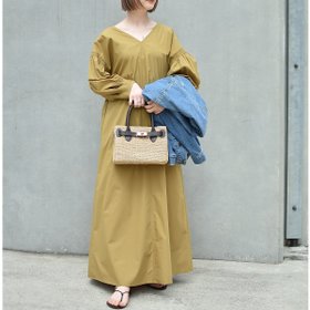 【ルージュヴィフラクレ/Rouge vif la cle】の2WAY袖プリーツワンピース 人気、トレンドファッション・服の通販 founy(ファニー) ファッション Fashion レディースファッション WOMEN ワンピース Dress シンプル Simple フロント Front プリーツ Pleats |ID:prp329100004245209