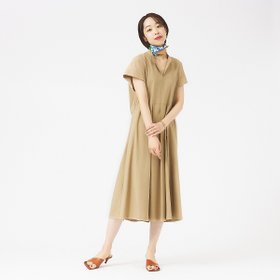 【カリテ/qualite】 ウエストタックワンピース人気、トレンドファッション・服の通販 founy(ファニー) ファッション Fashion レディースファッション WOMEN ワンピース Dress おすすめ Recommend クラシカル Classical サンダル Sandals スカーフ Scarf フラット Flat フレア Flare ベーシック Basic ポケット Pocket リゾート Resort |ID:prp329100004245218