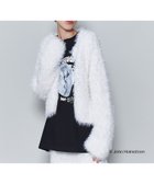 【ビューティ&ユース ユナイテッドアローズ/BEAUTY&YOUTH / UNITED ARROWS】の6(ROKU) チュール ニット カーディガン OFF WHITE|ID:prp329100004245478