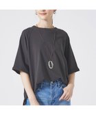 【カリテ/qualite】のバックフリルTシャツ チャコールグレー|ID: prp329100004245551 ipo3291000000029456279