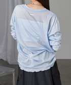 【パルグループ/PAL GROUP】の【RAY CASSIN】ロゴ刺繍シアーTシャツ ブルー|ID: prp329100004245587 ipo3291000000029456510