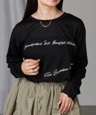 【パルグループ/PAL GROUP】の【RAY CASSIN】ロゴ刺繍シアーTシャツ ブラック|ID: prp329100004245587 ipo3291000000029456511