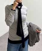 【パルグループ/PAL GROUP】の【SHENERY】ボウタイ付シアータートルプルオーバー 人気、トレンドファッション・服の通販 founy(ファニー) ファッション Fashion レディースファッション WOMEN トップス・カットソー Tops/Tshirt プルオーバー Pullover おすすめ Recommend インナー Inner スウェット Sweat ターバン Turban thumbnail ブラック|ID: prp329100004245594 ipo3291000000029456569