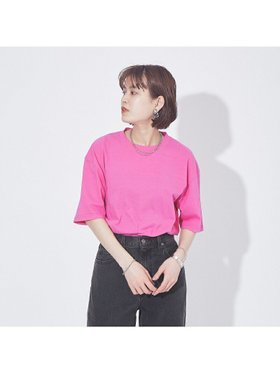 【ルージュヴィフラクレ/Rouge vif la cle】のピースダイコットンチュニックTシャツ 人気、トレンドファッション・服の通販 founy(ファニー) ファッション Fashion レディースファッション WOMEN トップス・カットソー Tops/Tshirt シャツ/ブラウス Shirts/Blouses ロング / Tシャツ T-Shirts なめらか Smooth ビッグ Big メンズ Mens 夏 Summer |ID:prp329100004245625