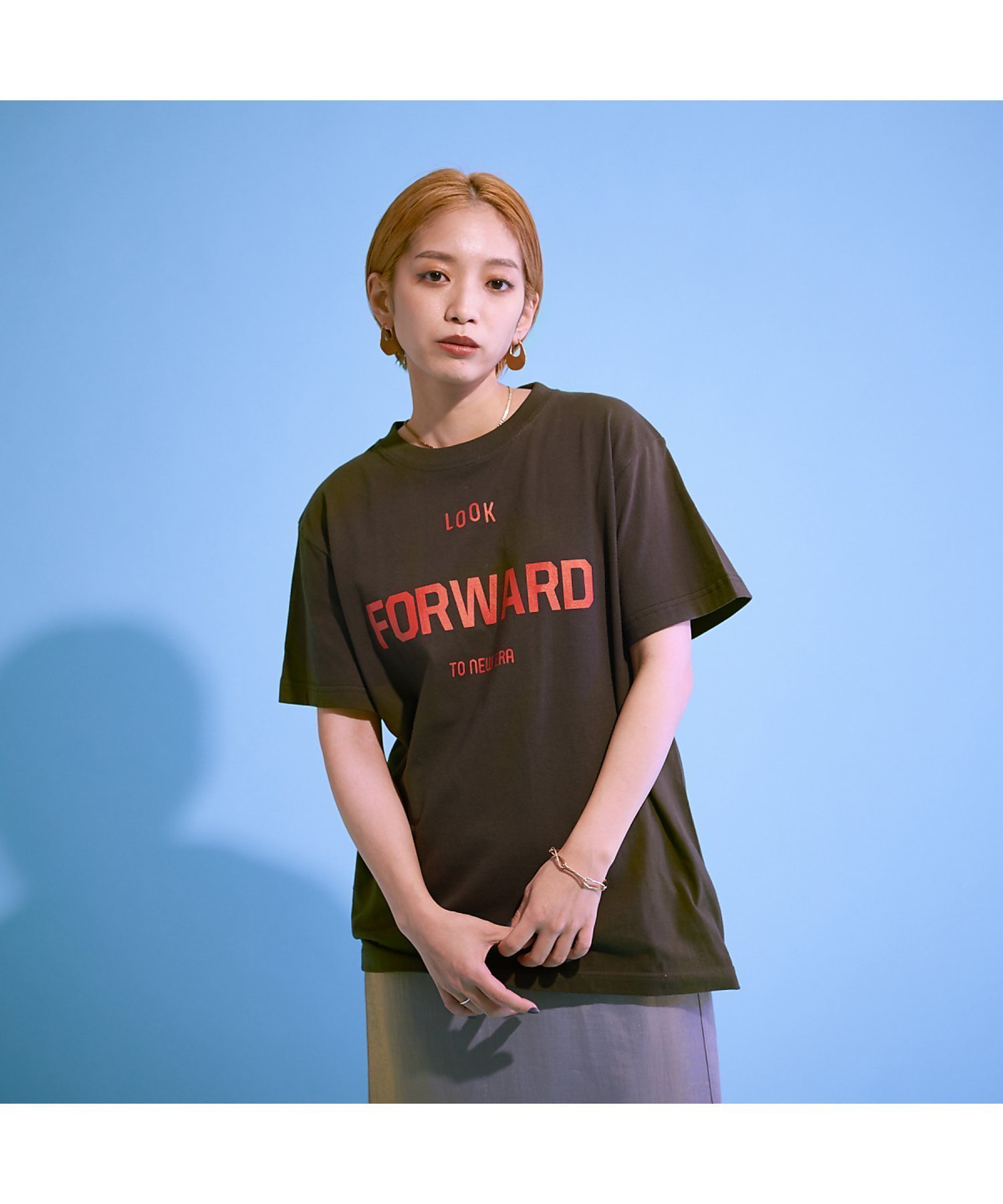 【その他のブランド/Other】のオリジナルロゴTシャツ インテリア・キッズ・メンズ・レディースファッション・服の通販 founy(ファニー) 　ファッション　Fashion　レディースファッション　WOMEN　トップス・カットソー　Tops/Tshirt　シャツ/ブラウス　Shirts/Blouses　ロング / Tシャツ　T-Shirts　おすすめ　Recommend　シンプル　Simple　バランス　Balance　パープル　Purple　プリント　Print　夏　Summer　無地　Plain Color　チャコールグレー|ID: prp329100004245661 ipo3291000000029456874