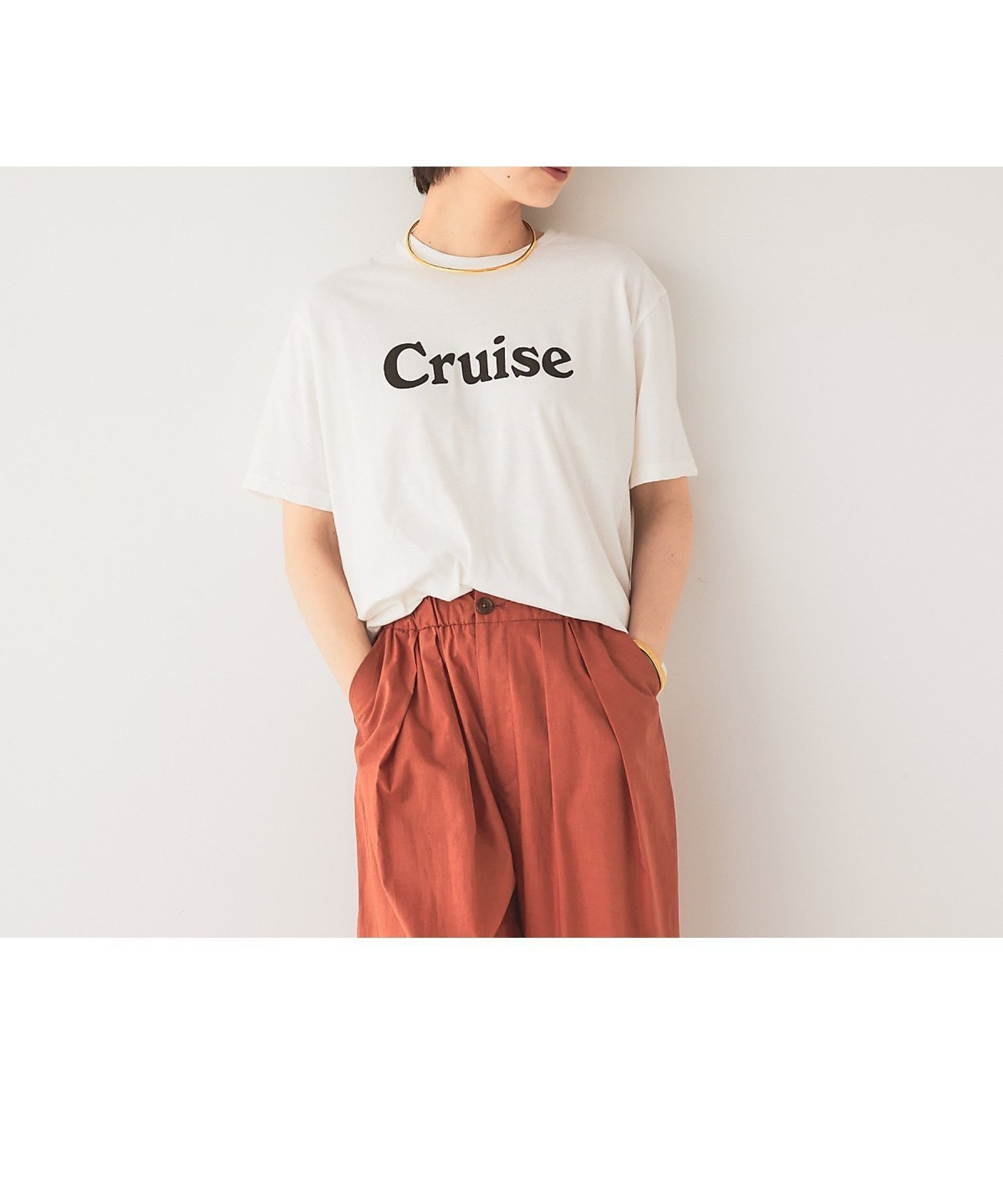 【カリテ/qualite】の【FLAVOR TEE】CruiseTシャツ インテリア・キッズ・メンズ・レディースファッション・服の通販 founy(ファニー) 　ファッション　Fashion　レディースファッション　WOMEN　トップス・カットソー　Tops/Tshirt　シャツ/ブラウス　Shirts/Blouses　ロング / Tシャツ　T-Shirts　イエロー　Yellow　抗菌　Antibacterial　シンプル　Simple　プリント　Print　夏　Summer　ホワイト|ID: prp329100004245668 ipo3291000000029456899