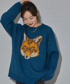 【フリークスストア/FREAK'S STORE】のアニマルモチーフ ビッグシルエット ジャガードニット 限定展開 24AW ブルー|ID: prp329100004245727 ipo3291000000029520956