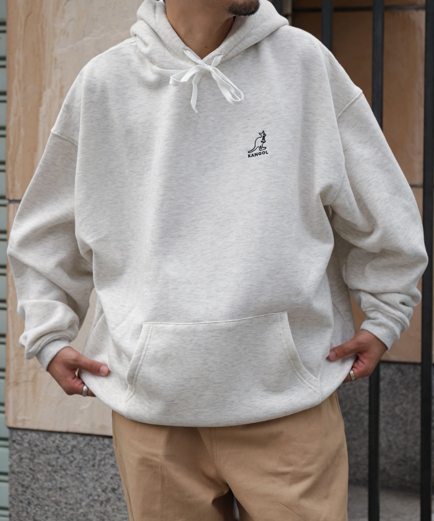 【ジップファイブ/ZIP FIVE】のZIPFIVE*KANGOL 裏起毛ビッグシルエットパーカー インテリア・キッズ・メンズ・レディースファッション・服の通販 founy(ファニー) 　ファッション　Fashion　レディースファッション　WOMEN　トップス・カットソー　Tops/Tshirt　パーカ　Sweats　おすすめ　Recommend　スポーツ　Sports　ワイド　Wide　別注　Special Order　A-OATMEAL|ID: prp329100004245900 ipo3291000000029459590