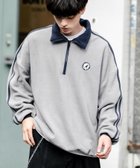 【ロッキーモンロー/Rocky Monroe】の【KANGOL】*【Rocky Monroe】別注コラボ フリースハーフジップ 人気、トレンドファッション・服の通販 founy(ファニー) ファッション Fashion レディースファッション WOMEN コラボ Collaboration ジップ Zip ダブル Double 人気 Popularity 別注 Special Order メンズ Mens ワイド Wide おすすめ Recommend エレガント 上品 Elegant thumbnail B.グレー×ネイビー|ID: prp329100004245926 ipo3291000000029530292