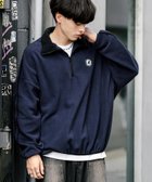 【ロッキーモンロー/Rocky Monroe】の【KANGOL】*【Rocky Monroe】別注コラボ フリースハーフジップ 人気、トレンドファッション・服の通販 founy(ファニー) ファッション Fashion レディースファッション WOMEN コラボ Collaboration ジップ Zip ダブル Double 人気 Popularity 別注 Special Order メンズ Mens ワイド Wide おすすめ Recommend エレガント 上品 Elegant thumbnail B.ネイビー×ブラック|ID: prp329100004245926 ipo3291000000029530296