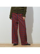 【カトルナフ/36 Quatre-Neuf】のツイルパンツ 人気、トレンドファッション・服の通販 founy(ファニー) ファッション Fashion レディースファッション WOMEN パンツ Pants おすすめ Recommend ストレート Straight チェック Check ワイド Wide thumbnail ブラウン|ID: prp329100004246329 ipo3291000000029462634