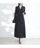 【アニュアンス/anuans】のダブルサテンノーカラーワンピース 人気、トレンドファッション・服の通販 founy(ファニー) ファッション Fashion レディースファッション WOMEN ワンピース Dress A/W・秋冬 Aw・Autumn/Winter・Fw・Fall-Winter おすすめ Recommend ショルダー Shoulder スリーブ Sleeve バランス Balance ロング Long thumbnail NAVY|ID: prp329100004246635 ipo3291000000029464370