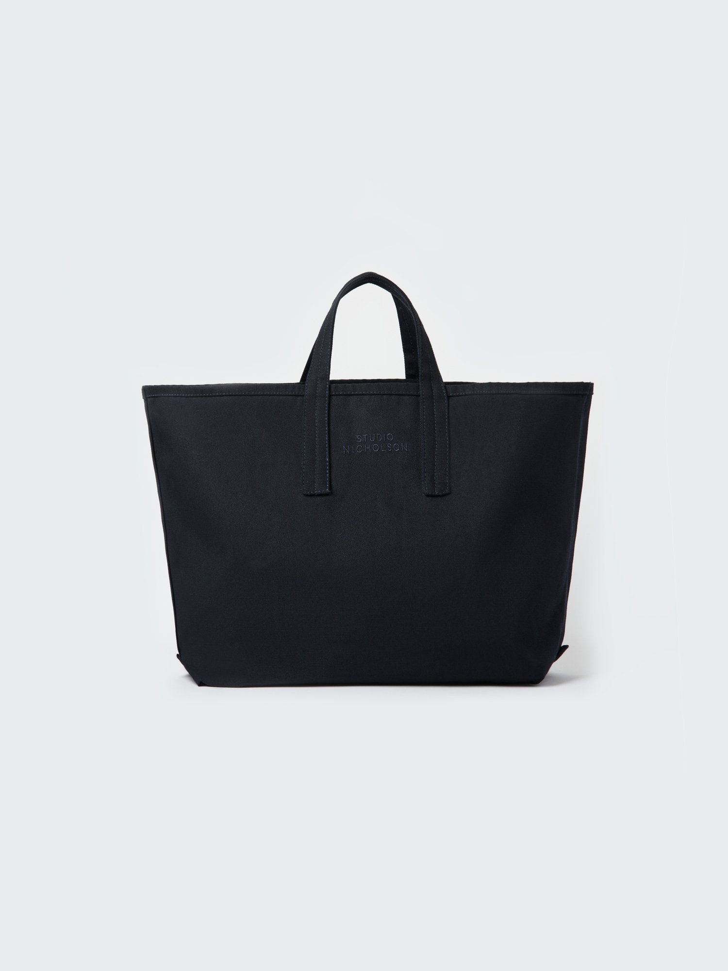 【スタジオ ニコルソン/STUDIO NICHOLSON】のSMALL TOTE インテリア・キッズ・メンズ・レディースファッション・服の通販 founy(ファニー) 　ファッション　Fashion　レディースファッション　WOMEN　バッグ　Bag　キャンバス　Canvas　DARKEST NAVY|ID: prp329100004246774 ipo3291000000029465551