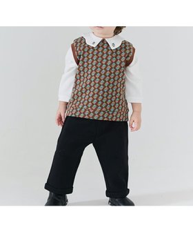 【モイモルン/moimoln / KIDS】の【セットアップ】ビリーベストトップス パンツ 人気、トレンドファッション・服の通販 founy(ファニー) ファッション Fashion キッズファッション KIDS トップス・カットソー Tops/Tees/Kids ボトムス Bottoms/Kids セットアップ Setup/Kids トップス Tops セットアップ Set Up ベスト Vest |ID:prp329100004247086