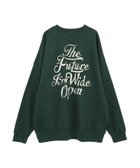 【コンバーストウキョウ/CONVERSE TOKYO】の【WEB LIMITED】BACK PRINT SWEAT 人気、トレンドファッション・服の通販 founy(ファニー) ファッション Fashion レディースファッション WOMEN トップス・カットソー Tops/Tshirt パーカ Sweats スウェット Sweat スウェット Sweat タートルネック Turtleneck トレンド Trend ビッグ Big プリント Print ルーズ Loose ロング Long ヴィンテージ Vintage thumbnail グリーン|ID: prp329100004247110 ipo3291000000029469341