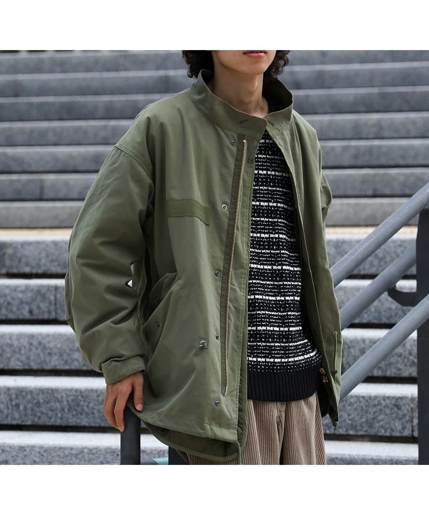 【ビームス ハート/BEAMS HEART / MEN】の【10%OFFアウターフェア対象～11/28 23 59まで!!】3WAY ショート モッズコート インテリア・キッズ・メンズ・レディースファッション・服の通販 founy(ファニー) 　ファッション　Fashion　メンズファッション　MEN　アウター　Coats Outerwear/Men　モッズ/フィールドコート　Mods Field Coats　ショート　Short　スウェット　Sweat　デニム　Denim　定番　Standard　ミリタリー　Military　モチーフ　Motif　モッズコート　Mod Coat　ライナー　Liner　OLIVE|ID: prp329100004247117 ipo3291000000029469398