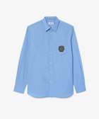 【ラコステ/LACOSTE】のオーバルワッペンストライプシャツ ライトブルー|ID: prp329100004247269 ipo3291000000029470339