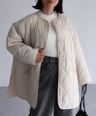 【リベリー/Riberry】のドロストキルティングショートコート 人気、トレンドファッション・服の通販 founy(ファニー) ファッション Fashion レディースファッション WOMEN アウター Coat Outerwear コート Coats A/W・秋冬 Aw・Autumn/Winter・Fw・Fall-Winter キルティング Quilting シンプル Simple スウェット Sweat スリット Slit デニム Denim フェミニン Feminine ポケット Pocket ミドル Middle thumbnail アイボリー|ID: prp329100004247347 ipo3291000000029648177