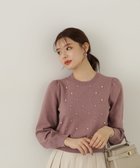 【プロポーション ボディドレッシング/PROPORTION BODY DRESSING】のアイレットパールニット 24AW 人気、トレンドファッション・服の通販 founy(ファニー) ファッション Fashion レディースファッション WOMEN トップス・カットソー Tops/Tshirt ニット Knit Tops 2024年 2024 2024-2025秋冬・A/W Aw/Autumn/Winter/Fw/Fall/2024-2025 アイレット Eyelet パール Pearl thumbnail モカ1|ID: prp329100004247488 ipo3291000000029472995