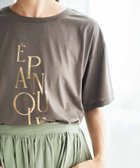 【ルクールブラン/le.coeur blanc】の《手洗い可能》EPANOUIEロゴTシャツ モカ|ID: prp329100004247603 ipo3291000000029474785