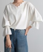 【ラナン/Ranan】のキャンディースリーブスカラップブラウス 人気、トレンドファッション・服の通販 founy(ファニー) ファッション Fashion レディースファッション WOMEN トップス・カットソー Tops/Tshirt シャツ/ブラウス Shirts/Blouses スカラップ Scalloped スリーブ Sleeve ロング Long 長袖 Long Sleeve thumbnail オフホワイト|ID: prp329100004247645 ipo3291000000029475345