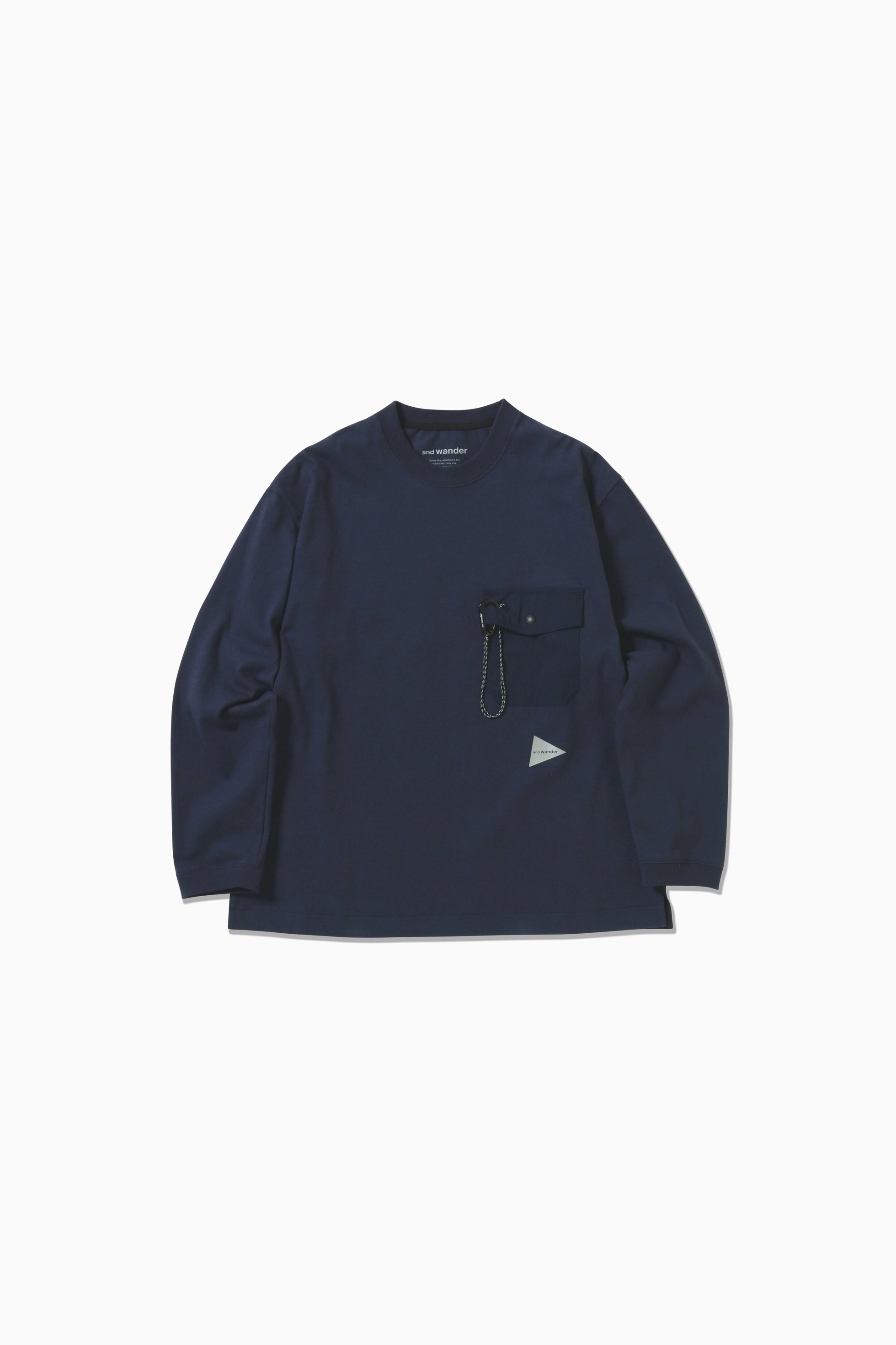 【アンドワンダー/and wander】のheavy cotton pocket LS T 人気、トレンドファッション・服の通販 founy(ファニー) 　ファッション　Fashion　レディースファッション　WOMEN　ポケット　Pocket　 other-1|ID: prp329100004247692 ipo3291000000029475763